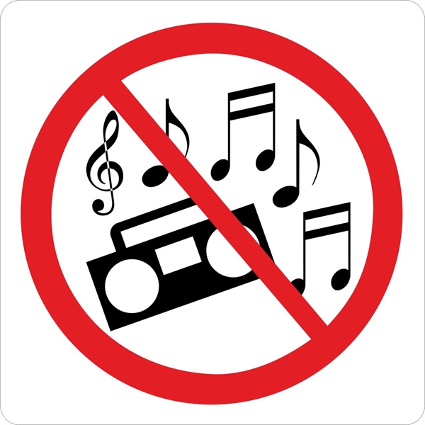 Musik forbudt